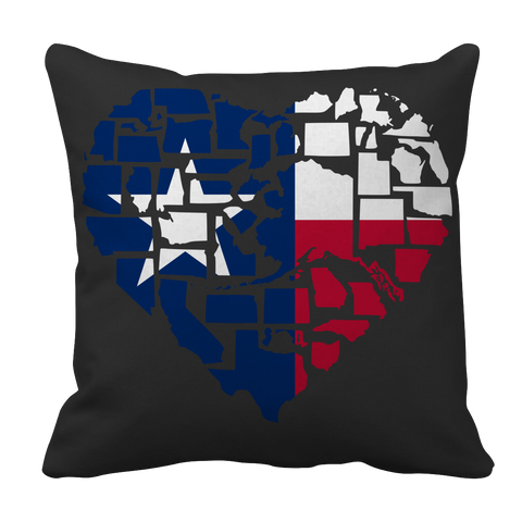 Texas T-shirt - No Matter Where I Am, Texas Is Alway In My Heart - My State Shirts