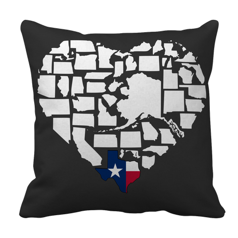 Texas T-shirt - Deep In The Heart Is Texas - My State Shirts