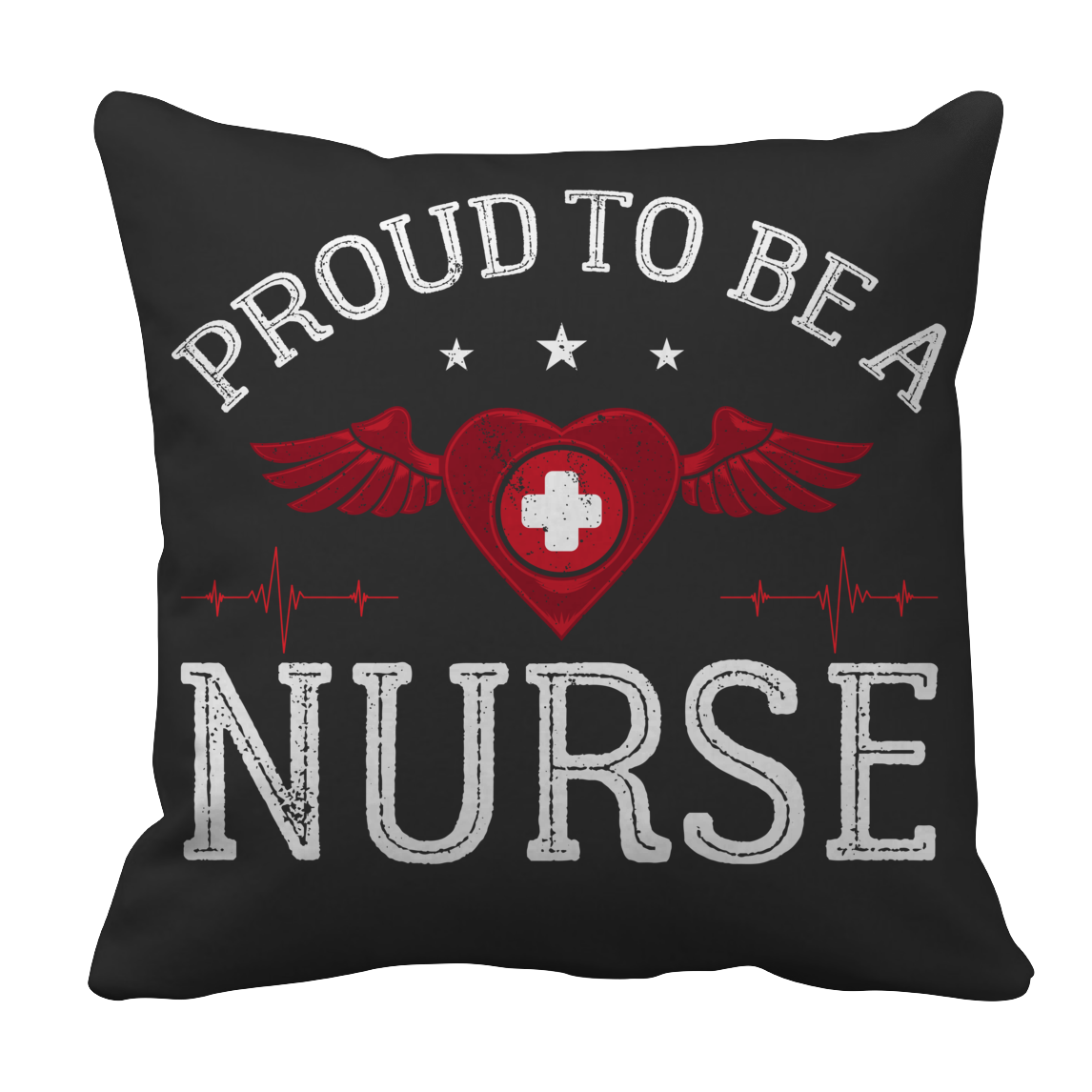 Limited Edition - Proud to be a Nurse-HEART WITH WINGS