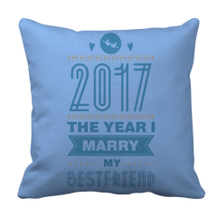 Limited Edition - 2017 The Year I Marry My Bestfriend ( white shirt )