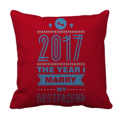 Limited Edition - 2017 The Year I Marry My Bestfriend ( white shirt )