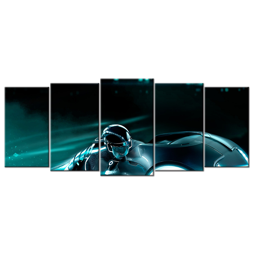 Futuristic Motorcycle - 5 panel