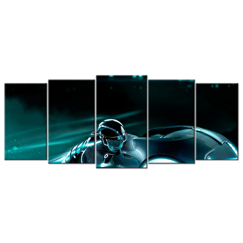 Futuristic Motorcycle - 5 panel