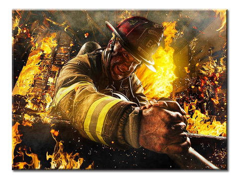 Firemen Rescue - 1 panel