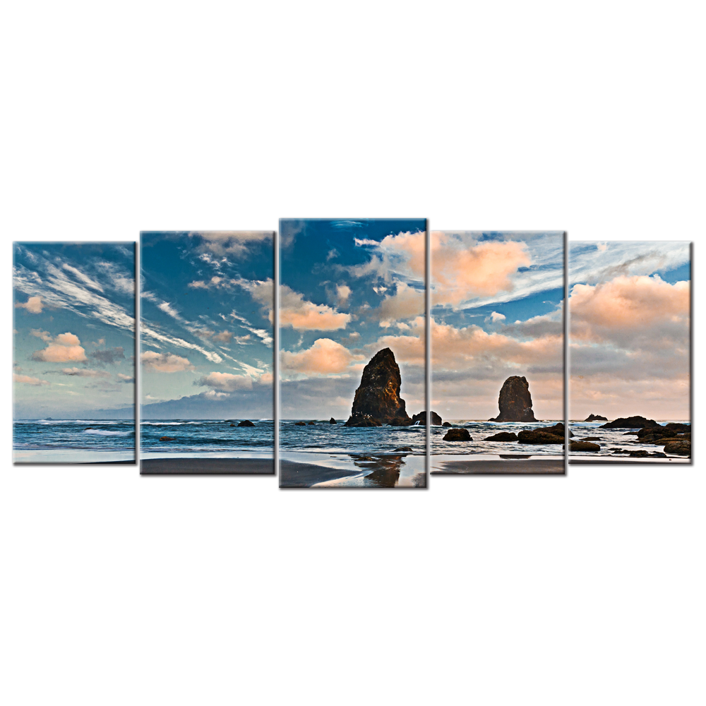 Rock On The Beach - 5 Panels L