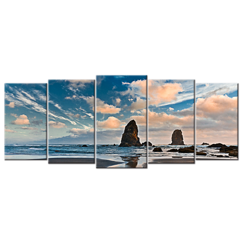 Rock On The Beach - 5 Panels L