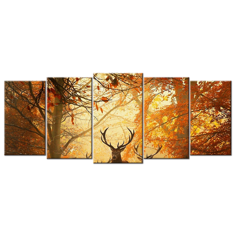 Deer- 5 panels