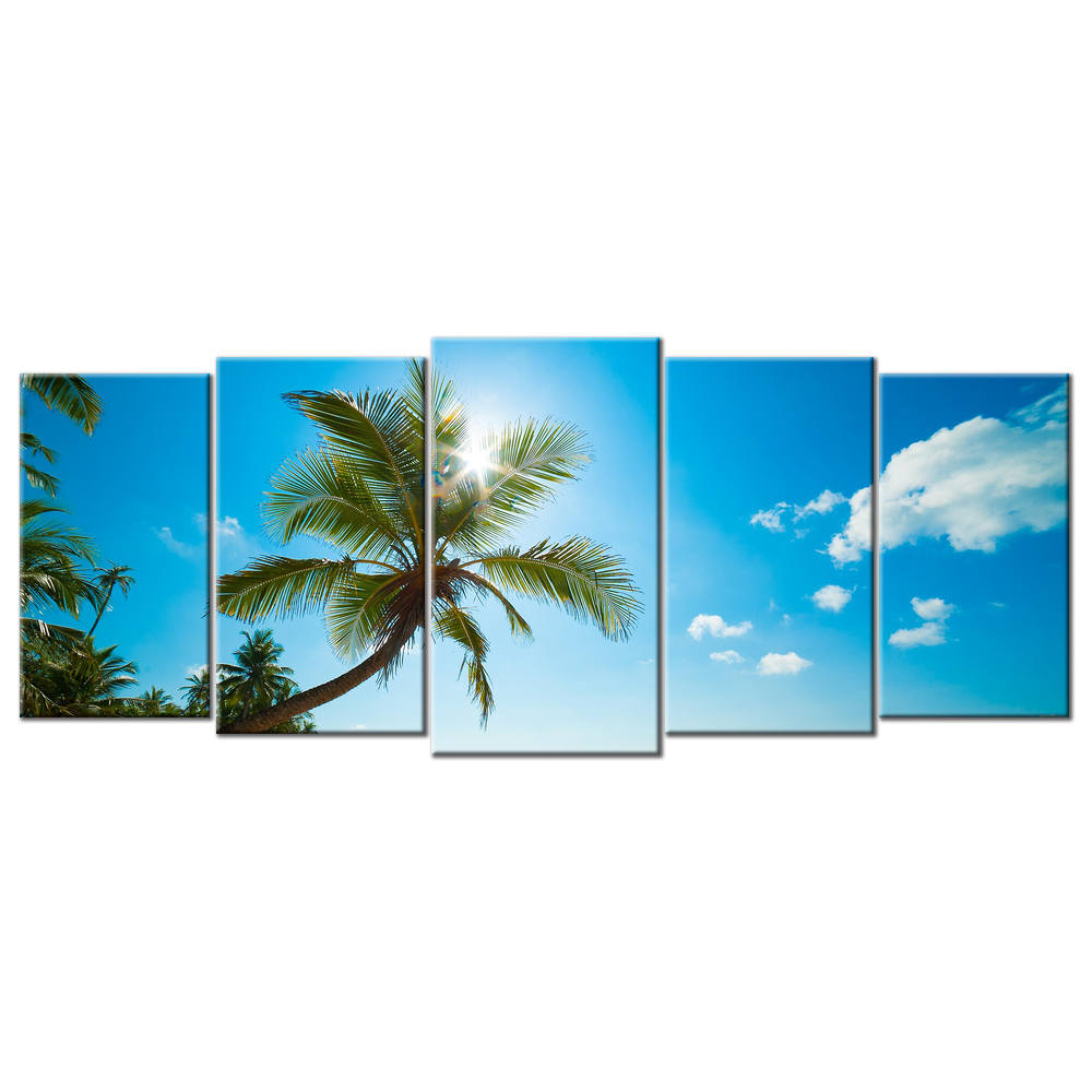 Beach View-  5 panels