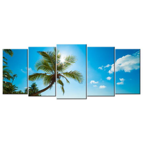 Beach View-  5 panels