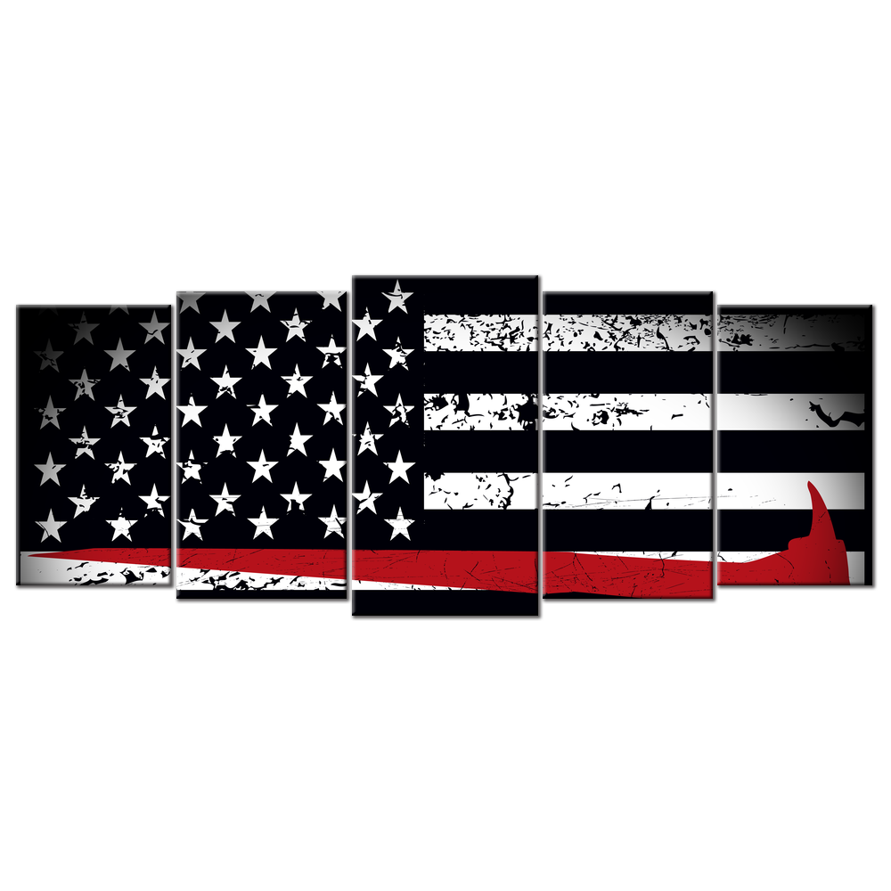 Firefighter Flag- 5 panels XL