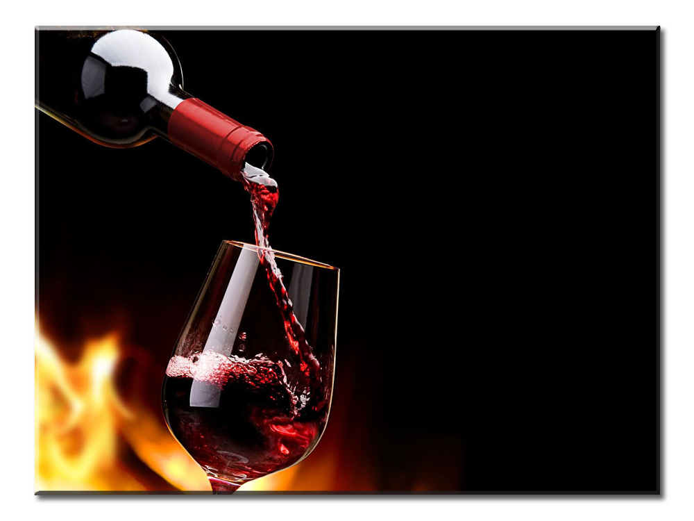 Flames And Wine - 1 panel