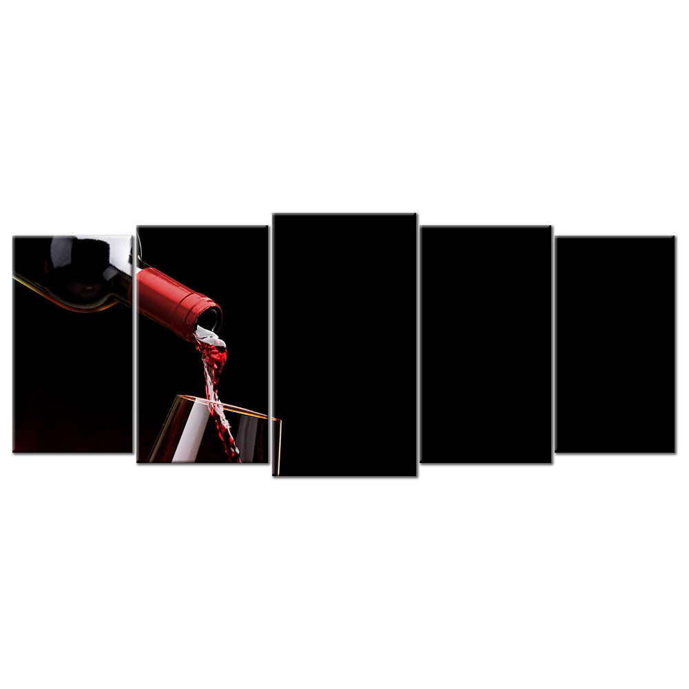 Flames And Wine - 5 panels