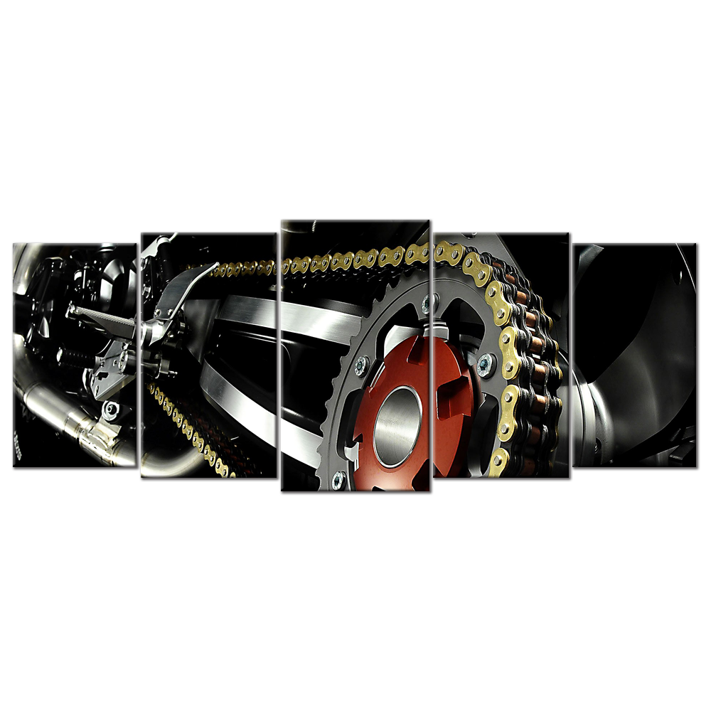 Motorcycle Chain - 5 panels XL