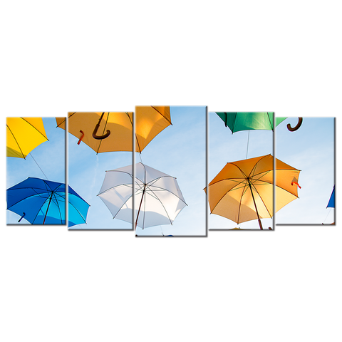 Flying Umbrellas - 5 Panels