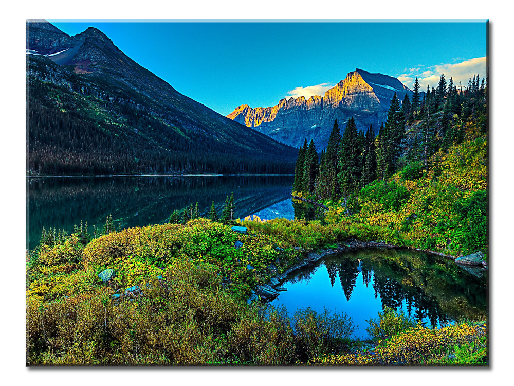 Lake Mountain Scenery - 1 panel