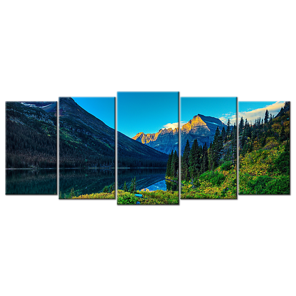 Lake Mountain Scenery - 5 panels XL