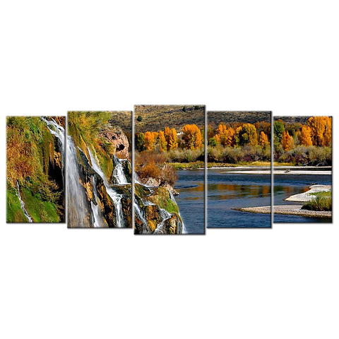 Waterfall - 5 panels L