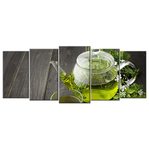 Green Tea - 5 panels L