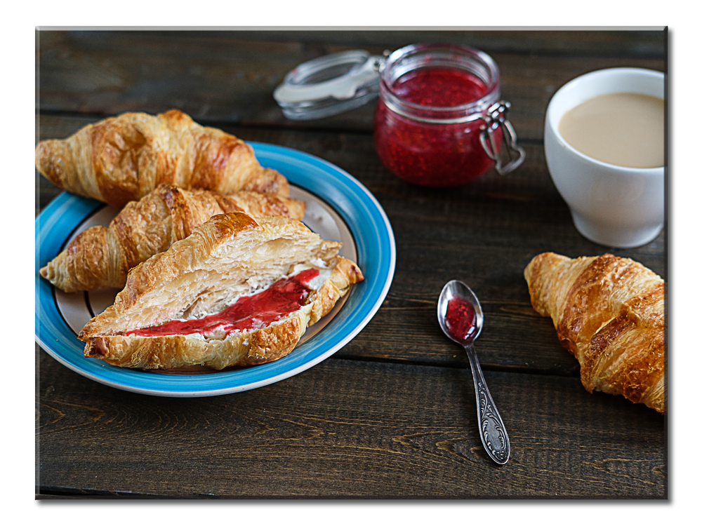 Smear Jam Croissants - 1 panel L