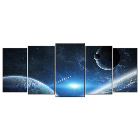 Group Of Planets 1 - 5 panels XL