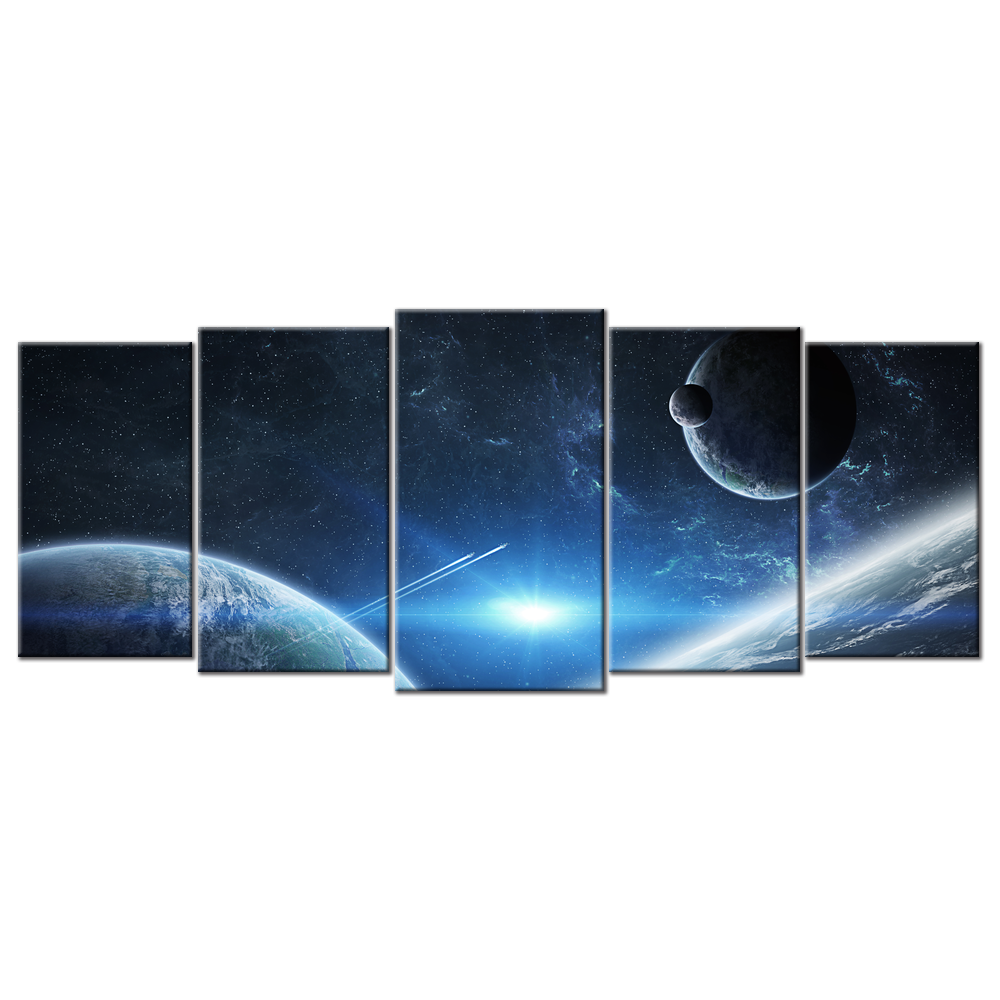 Group Of Planets 1 - 5 panels