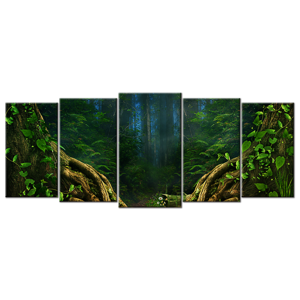 Mysterious Forest - 5 Panels XL