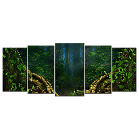 Mysterious Forest - 5 Panels XL