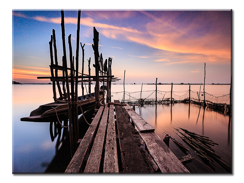Sunset In The Lake - 1 panel
