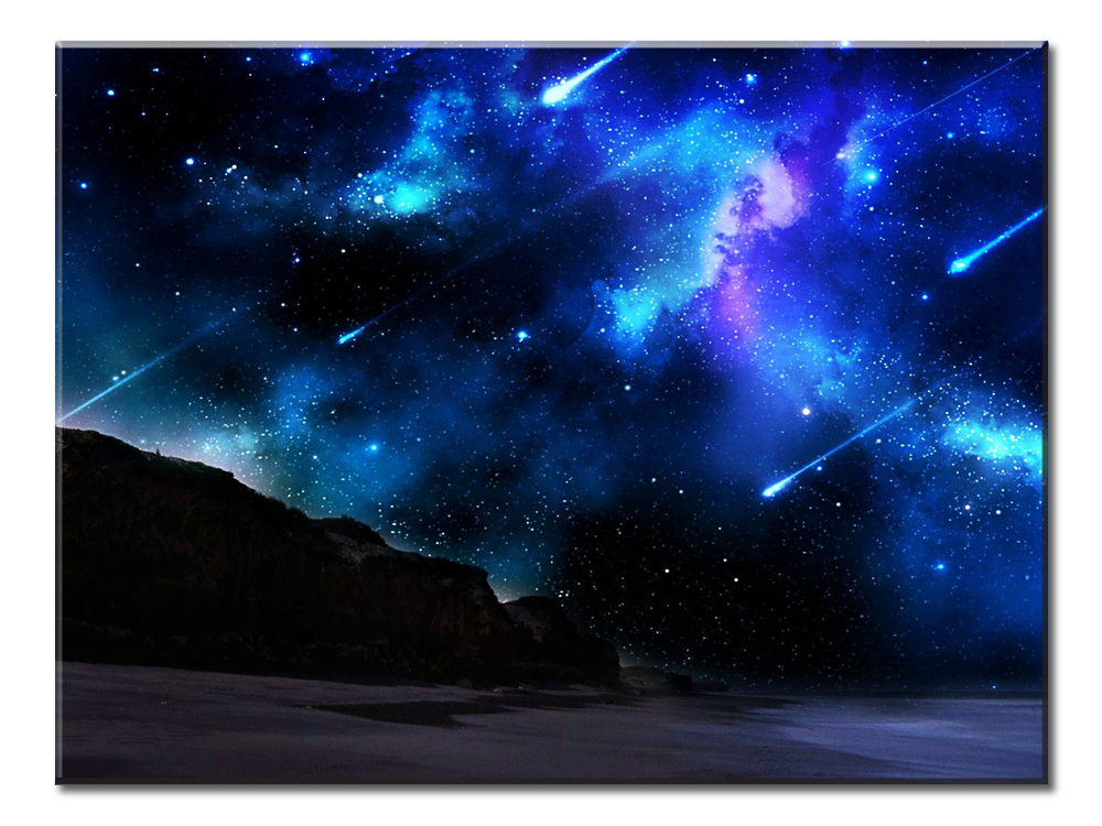 Blue Meteor Shower - 1 Panel L