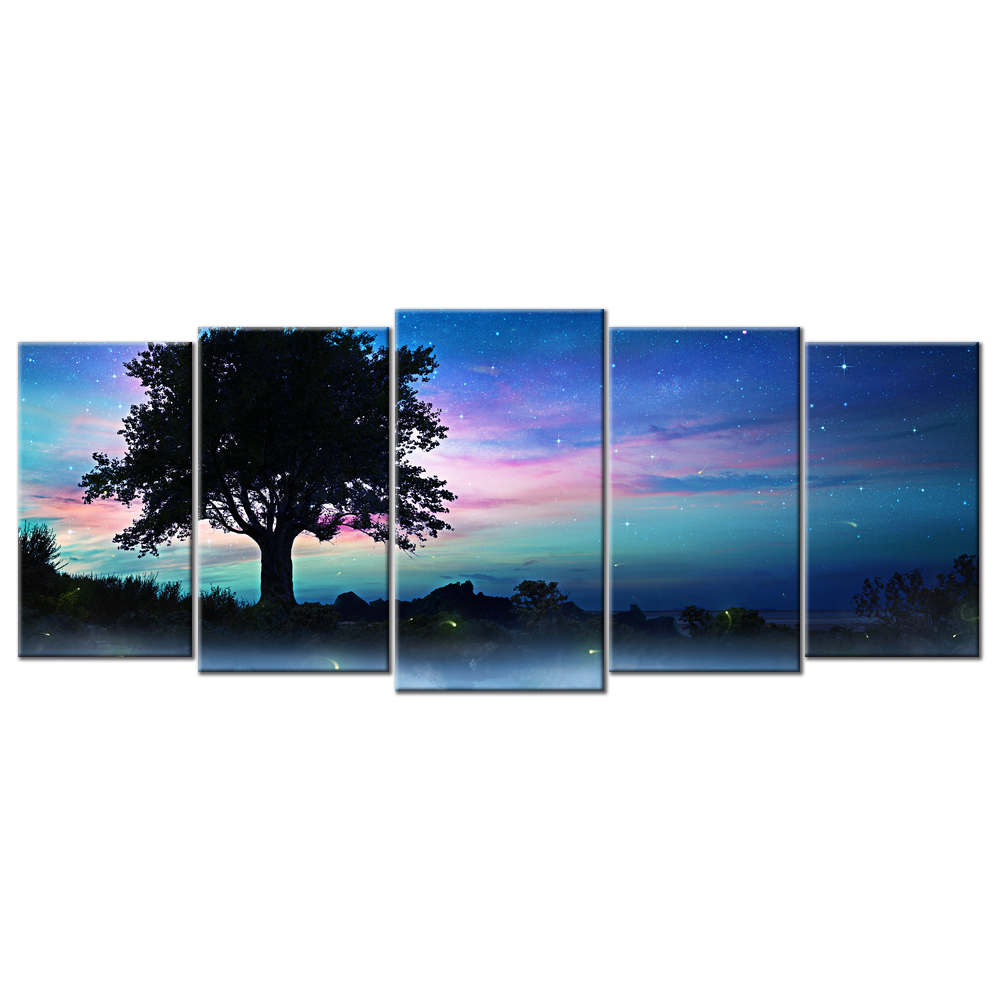 Beautiful Night Sky - 5 Panels XL