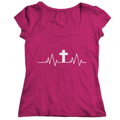 Christian Heartbeat Cross