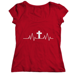 Christian Heartbeat Cross