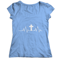 Christian Heartbeat Cross