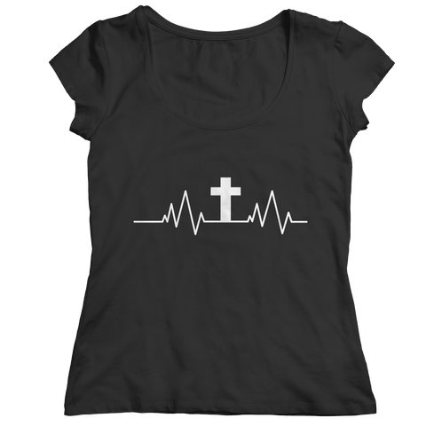 Christian Heartbeat Cross